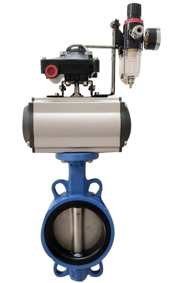 Apa prinsip kerja katup kupu-kupu pneumatik?